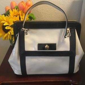 Kate Spade Turnlock Handbag - Cream
